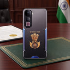 Vivo Y400 Pro 5G Satyamev Jayate 3D Metal Aluminium Back Case