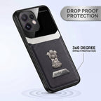 Oppo Reno 16 5G Satyamev Jayate 2-in-1 Emblem Leather Lens Protective Back Case