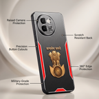 Vivo Y58 5G Satyamev Jayate 3D Metal Aluminium Back Case
