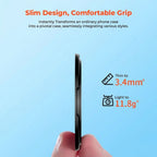 Nothing Phone 3a 5G Luxury Four Corner Invincible Bracket Ring Stand Case