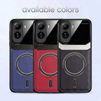 Vivo T5 Pro 5G Premium Magsafe Magnetic Leather Lens Protective Case