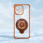OPPO Reno 15 5G Stress Buster Wheel Rotating Airbag Cosmic Orange Case
