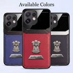 Oppo Reno 16 5G Satyamev Jayate 2-in-1 Emblem Leather Lens Protective Back Case
