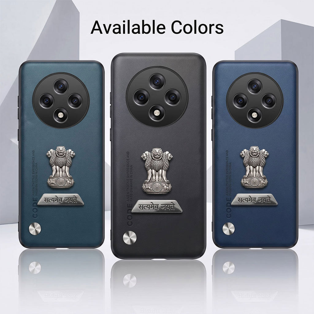 Oppo F27 Pro+ 5G Satyamev Jayate 2-in-1 Emblem Vegan Leather Back Case