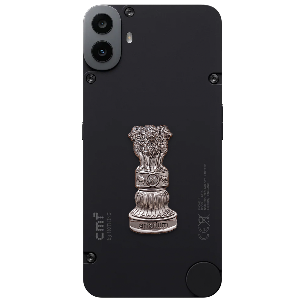 CMF Phone 1 5G Compatible Satyamev Jayate 3D Metal Emblem Sticker