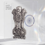 Realme 14T 5G Compatible Satyamev Jayate 3D Metal Emblem Sticker