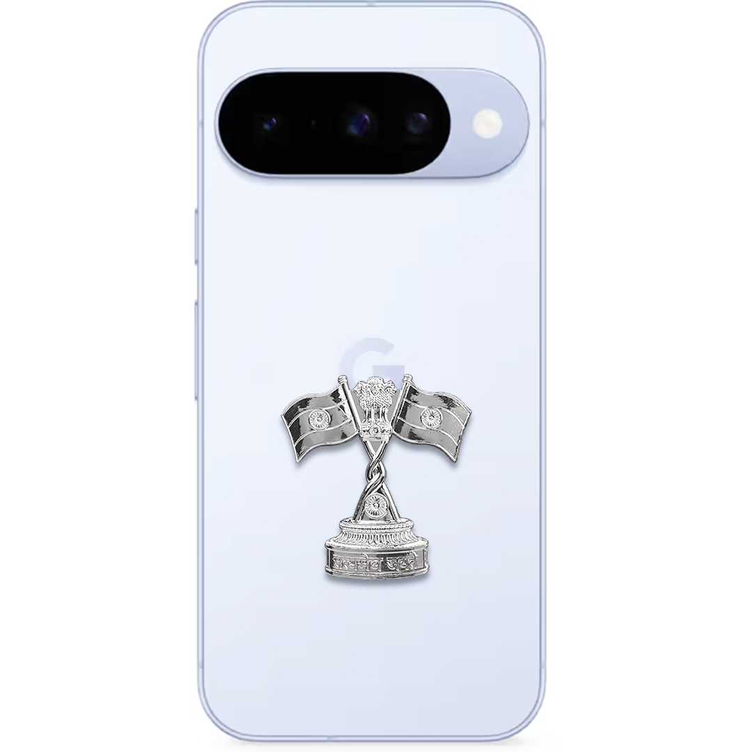 Google Pixel 10 5G Compatible Satyamev Jayate 3D Metal Emblem Sticker