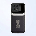 Motorola Edge 70 Pro 5G Satyamev Jayate 3D Metal Leather Back Case