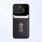 Motorola Edge 70 Fusion 5G Satyamev Jayate 3D Metal Leather Back Case