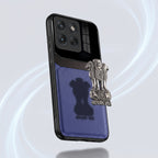 Motorola Edge 70 Fusion 5G Satyamev Jayate 3D Metal Leather Back Case
