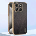 Motorola Edge 70 Fusion 5G Premium Electroplated Frame Gold Thread Pattern Soft Case