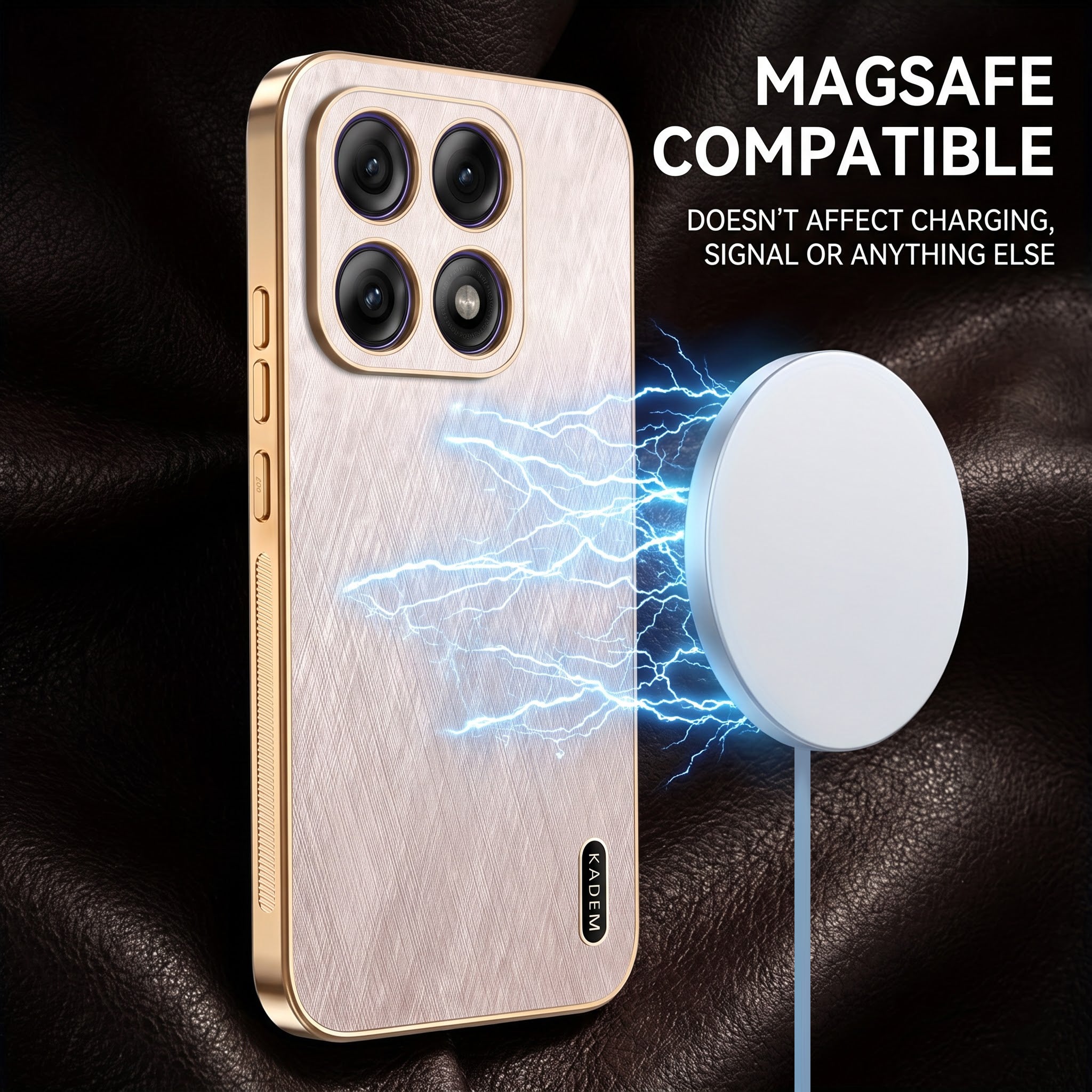 Motorola Edge 70 Pro 5G Premium Electroplated Frame Gold Thread Pattern Soft Case