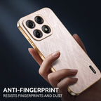 Motorola Edge 70 Pro 5G Premium Electroplated Frame Gold Thread Pattern Soft Case