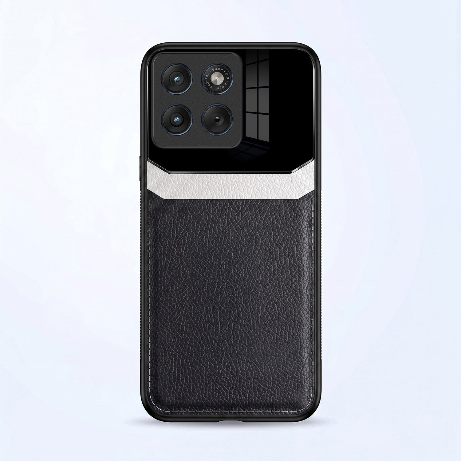 Motorola Edge 70 Fusion 5G Premium Leather Lens Protective Case