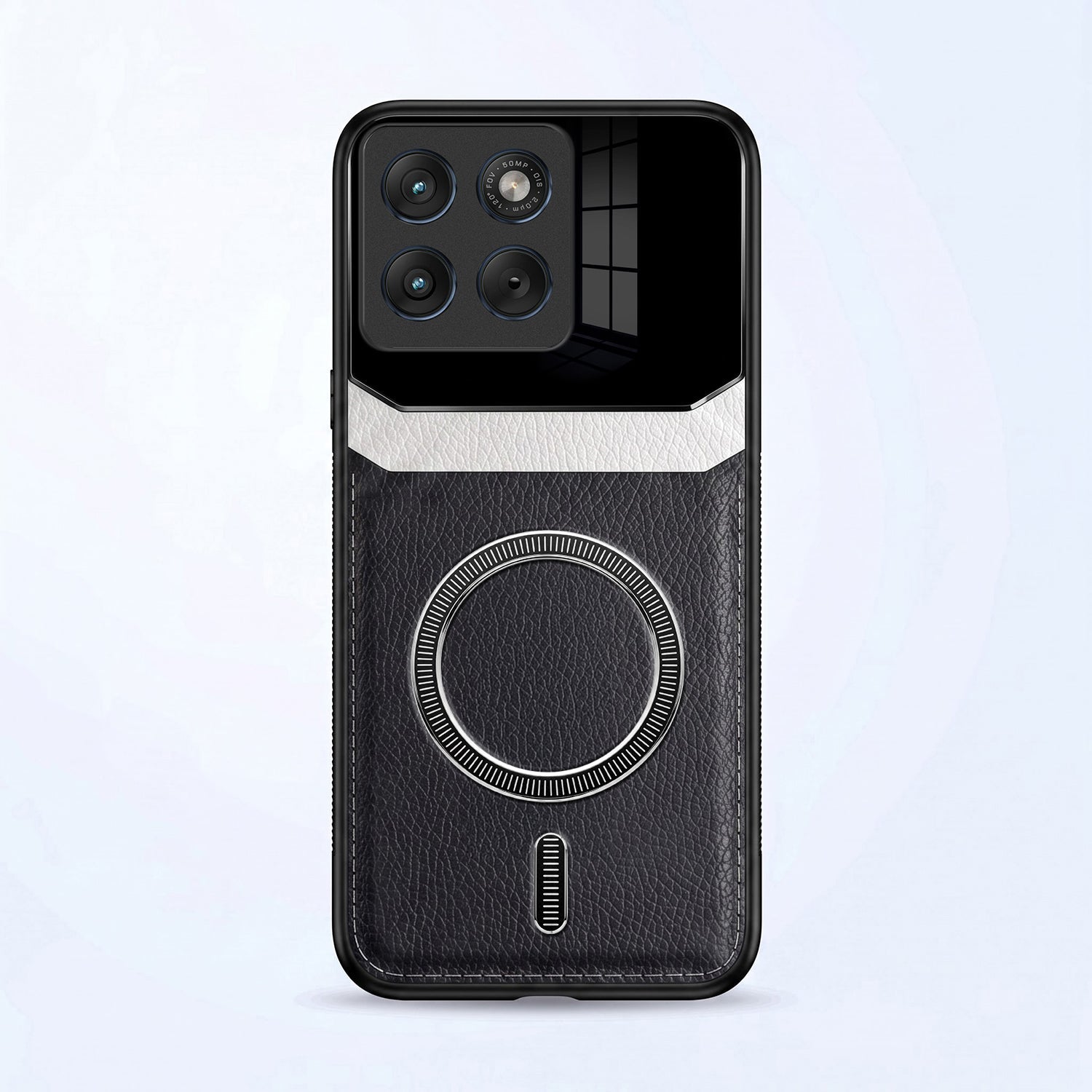 Motorola Edge 70 5G Premium Magsafe Magnetic Leather Lens Protective Case