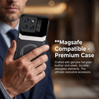 Motorola Edge 70 5G Premium Magsafe Magnetic Leather Lens Protective Case