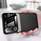 Oppo K12x 5G Premium Leather Lens Protective Case