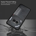 Nothing Phone 2a 5G Aluminium Metal Bumper Shield Transparent Back Case