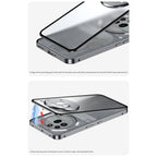 Nothing Phone 3a Pro 5G Aluminium Metal Bumper Shield Transparent Back Case