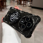 Black OPPO F27 PRO case with camera lens protector