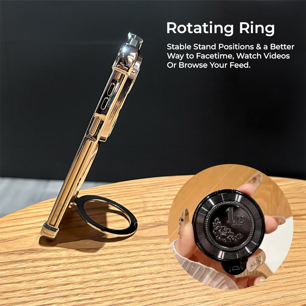 Nothing Phone 4a 5G Premium Billion Wheel Rotating Shockproof Airbags Case