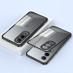 OnePlus Nord CE4 5G Aluminium Metal Bumper Shield Transparent Back Case