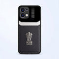 Oppo F31 5G Satyamev Jayate 3D Metal Leather Back Case