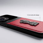 Oppo F31 5G Satyamev Jayate 3D Metal Leather Back Case