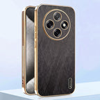 Oppo F31 Pro 5G Premium Electroplated Frame Gold Thread Pattern Soft Case