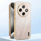 Oppo F31 Pro 5G Premium Electroplated Frame Gold Thread Pattern Soft Case