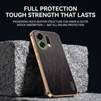 Oppo K13 Turbo 5G Premium Electroplated Frame Gold Thread Pattern Soft Case