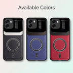 Oppo K14 5G Premium Magsafe Magnetic Leather Lens Protective Case