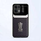 Oppo Reno 13 Pro 5G Satyamev Jayate 3D Metal Leather Back Case