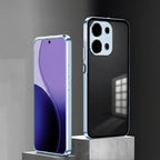 Oppo Reno 13 Pro 5G Aluminium Metal Bumper Shield Transparent Back Case