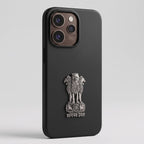 Oppo Reno 15 Pro Mini 5G Compatible Satyamev Jayate 3D Metal Emblem Sticker
