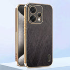 Oppo Reno 15 5G Premium Electroplated Frame Gold Thread Pattern Soft Case