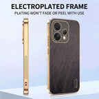 Oppo Reno 15 5G Premium Electroplated Frame Gold Thread Pattern Soft Case