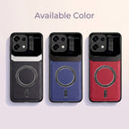 Oppo Reno16c 5G Premium Magsafe Magnetic Leather Lens Protective Case