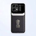 Oppo Reno16c 5G Satyamev Jayate 3D Metal Leather Back Case