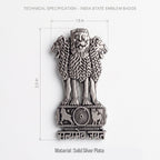 Oppo Reno16c 5G Satyamev Jayate 3D Metal Leather Back Case