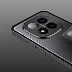 Redmi Note 15 Pro+ 5G Aluminium Metal Bumper Shield Transparent Back Case