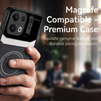 Oppo Reno 13 Pro 5G Premium Magsafe Magnetic Leather Lens Protective Case