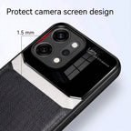 Oppo Reno 14 Pro 5G Premium Leather Lens Protective Case