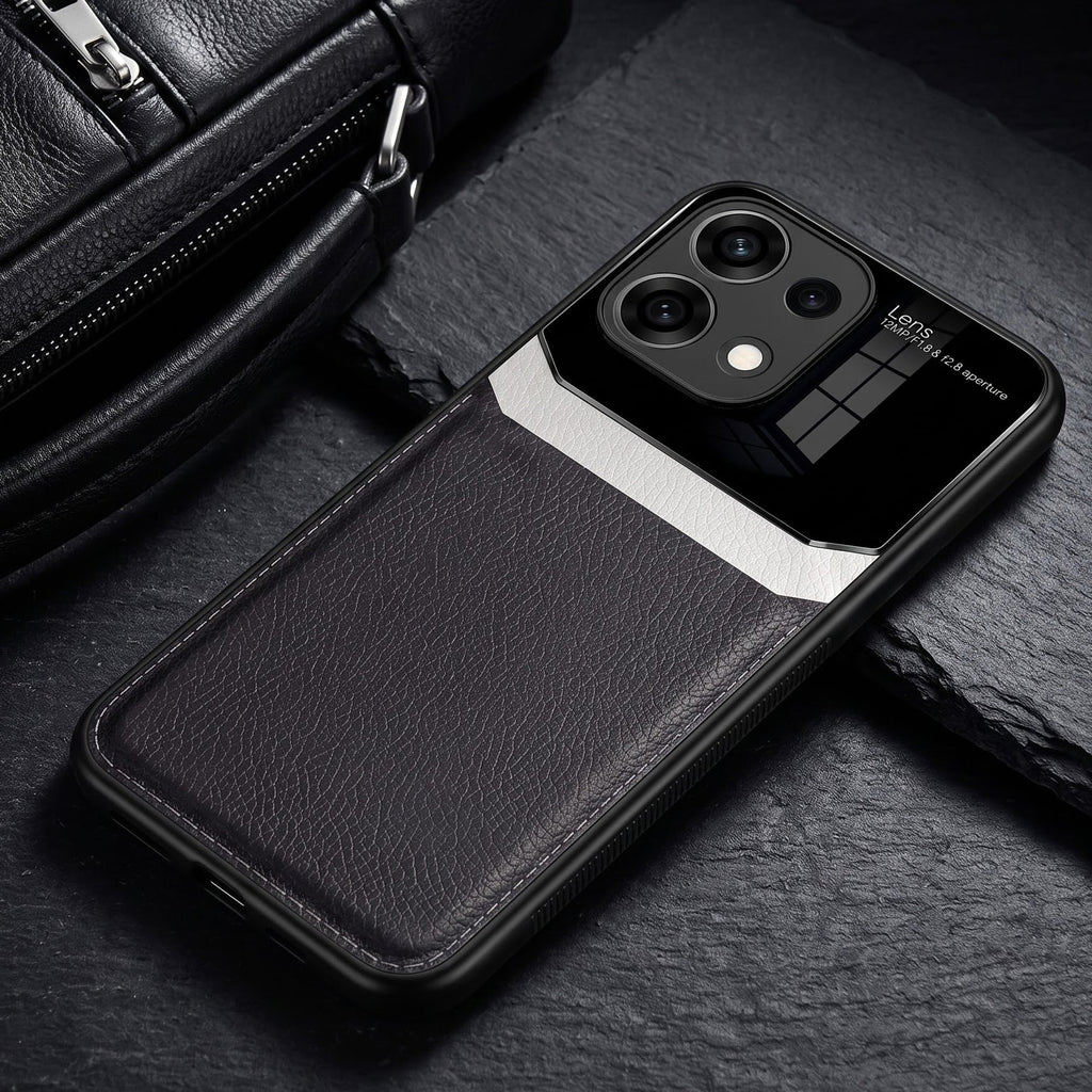 Oppo Reno16c 5G Premium Leather Lens Protective Case