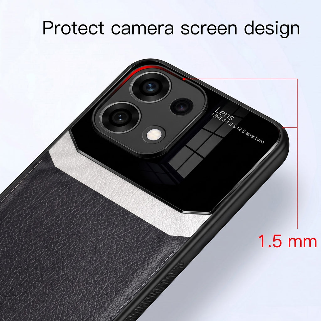 Oppo Reno16c 5G Premium Leather Lens Protective Case