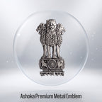 Vivo Y27 5G Compatible Satyamev Jayate 3D Metal Emblem Sticker