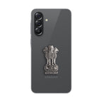 Samsung Galaxy A56 5G Compatible Satyamev Jayate 3D Metal Emblem Sticker