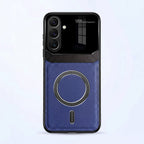 Samsung Galaxy A27 5G Premium Magsafe Magnetic Leather Lens Protective Case