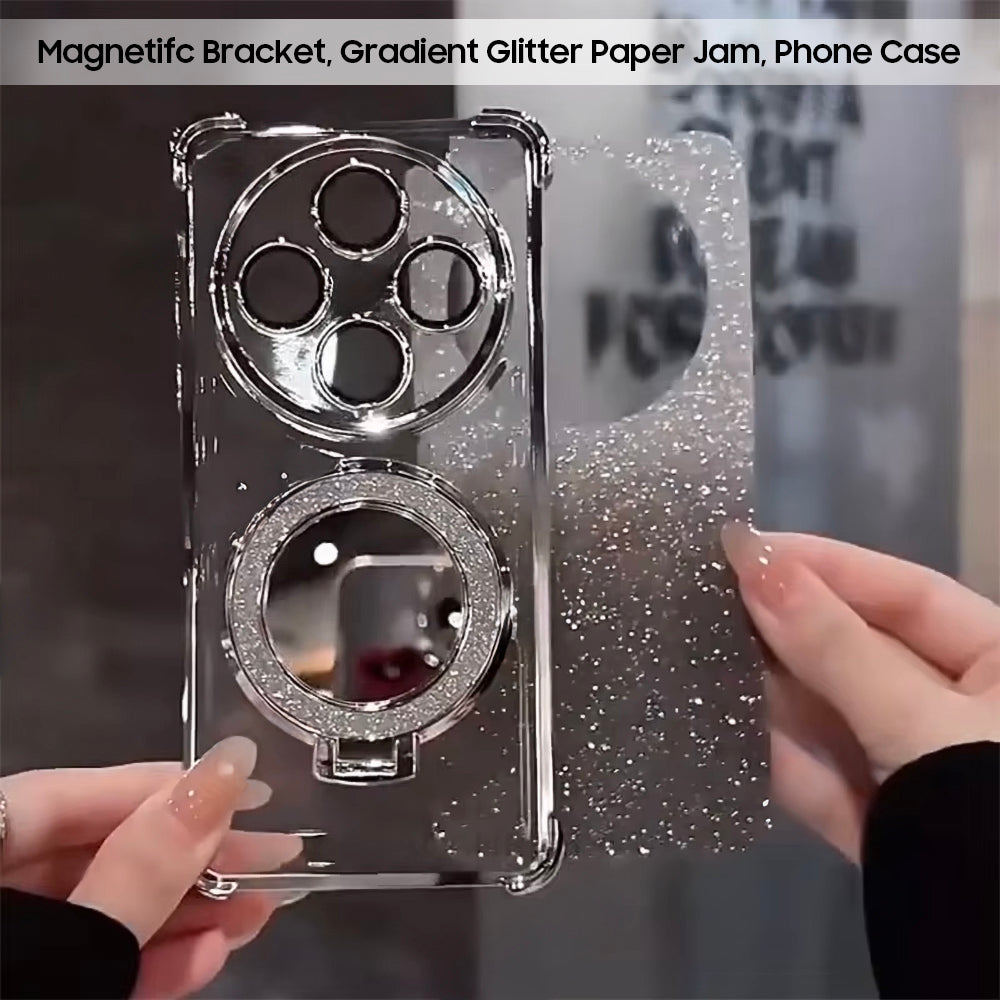 Oppo F27 Pro+ 5G Luxury Shimmer Mirror Back Shockproof Airbag Case