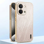 Vivo T5X 5G Premium Electroplated Frame Gold Thread Pattern Soft Case